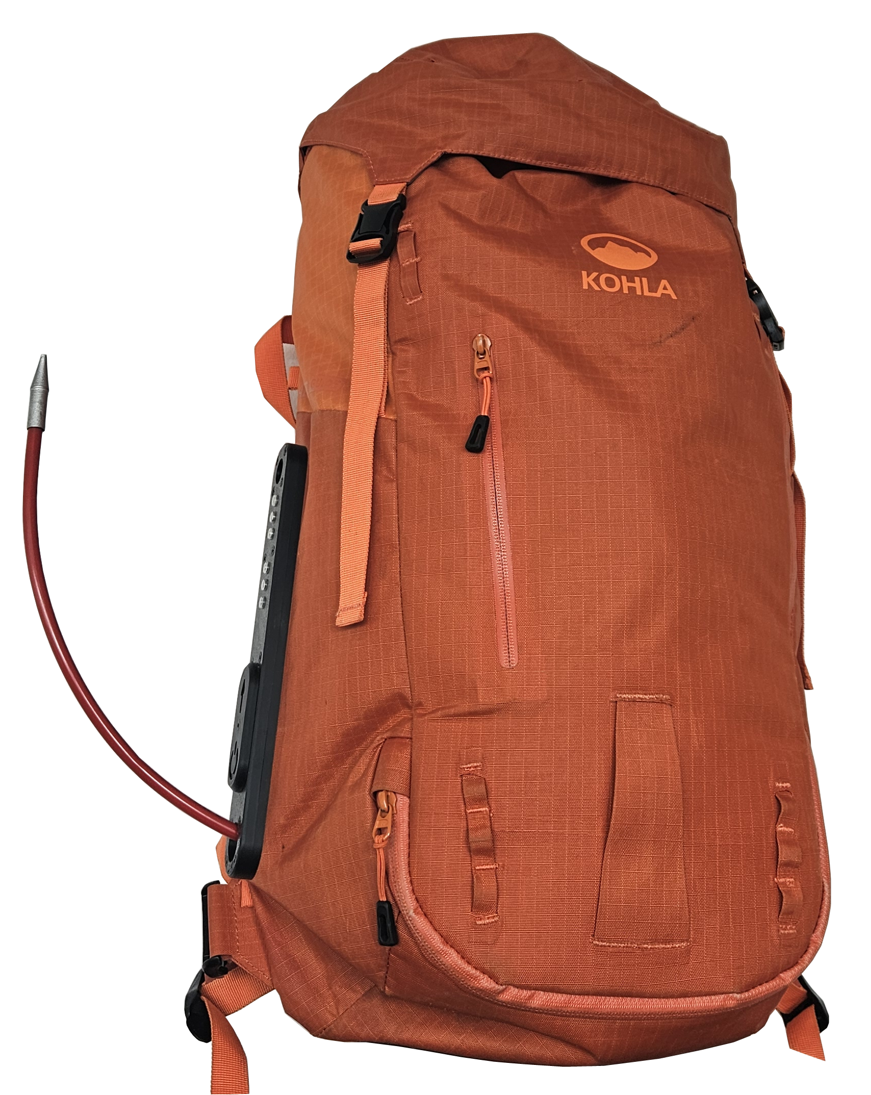 Rucksack aufrecht